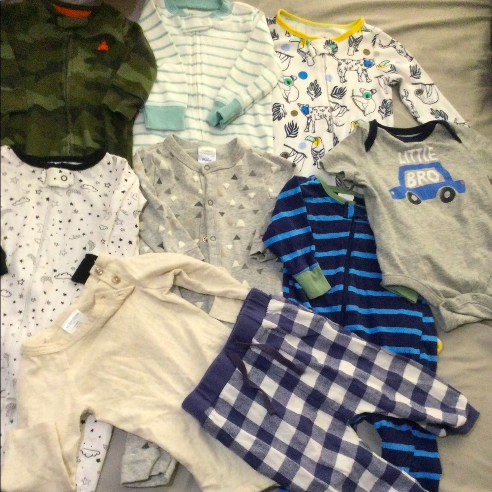 Pajamas Lot 6months Gap Carter’s Nordstrom’s 10pc